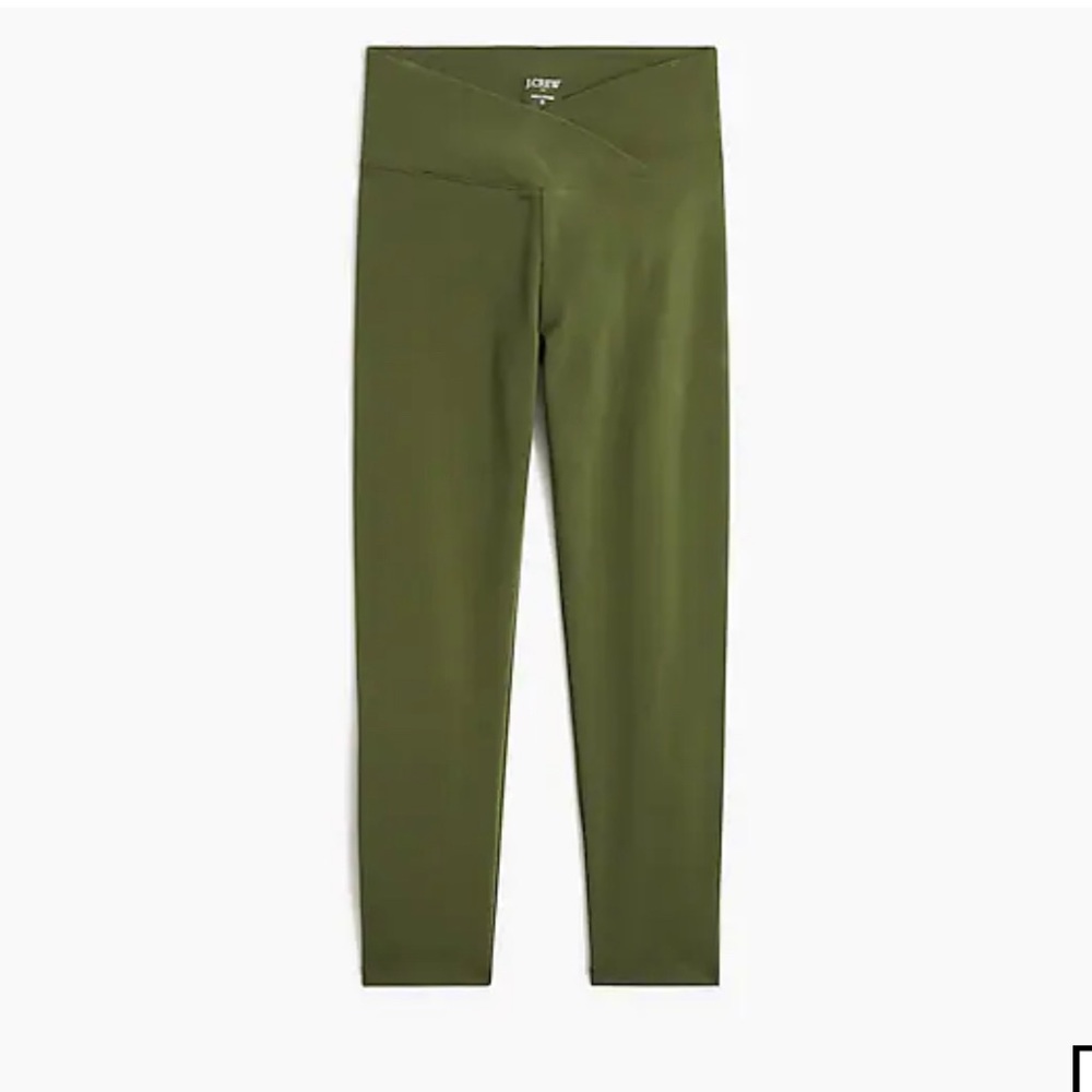 NWT J.Crew Cropped crossover leggings